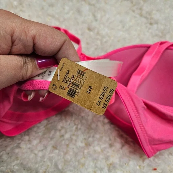 Victoria's Secret PINK Wear Everywhere Push-up Bra sz 32B NWT - Picture 4 of 4